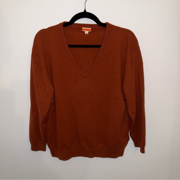 J. Crew Cashmere Relaxed V-neck Sweater - Picture 8 of 13